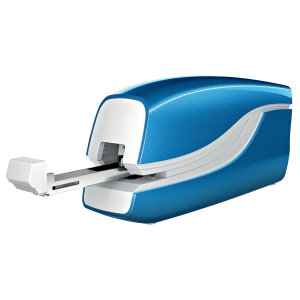 Capsator electric Leitz WOW 10coli albastru metalizat [3]