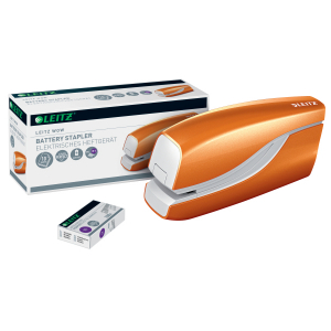 Capsator electric Leitz WOW 10coli albastru metalizat [3]