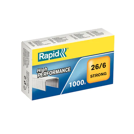 Birotica si papetarie - Capse 26/6 Rapid Strong 1000 buc