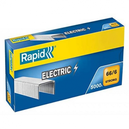 Capsatoare, capse si perforatoare - Capse 66/6 Rapid Strong 5000 buc