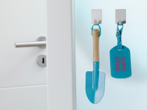 Carlig Tesa permanent L dreptunghi metal, 2 bucati/set [4]