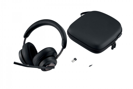 Casti Kensington H3000, reglabile, microfon cu anulare sunet inclus, conexiune Bluetooth, negru [10]