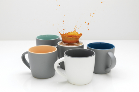 Cana ceramica cu interior colorat, 300ml, finisaj mat [7]
