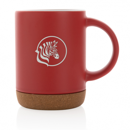 Cana ceramica cu baza din pluta, 280ml [3]