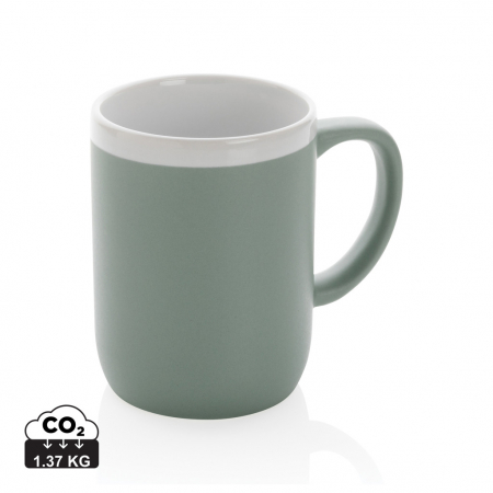 Cana ceramica cu margine alba, 300ml [0]