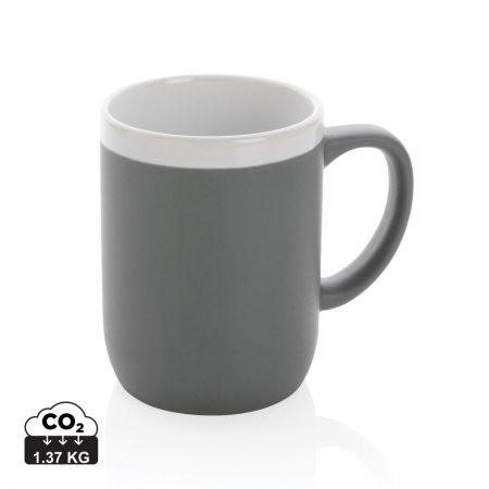 Cana ceramica cu margine alba, 300ml [0]