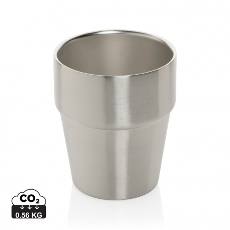 Pahar cafea Clark otel reciclat 300 ml cu pereti dubli [0]
