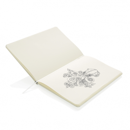 Agenda clasica A5 personalizabila cu coperta tare si pagini simple ivory [3]