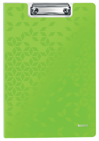 Clipboard dublu Leitz WOW roz metalizat [0]