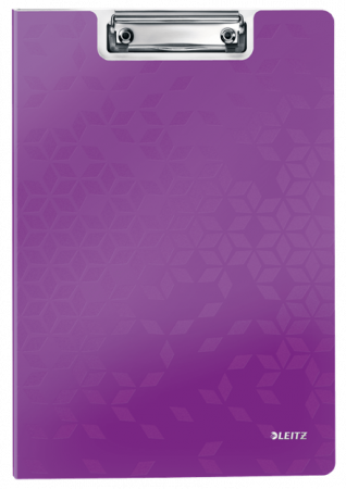 Clipboard dublu Leitz WOW roz metalizat [0]