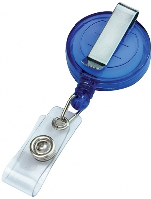 Snur retractabil pt ecuson albastru (yoyo) [1]