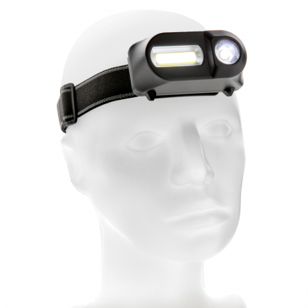 Lanterna frontala COB si LED – 180 lumeni, raza 80 m, autonomie 3h [2]