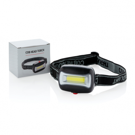 Lanterna frontala COB LED din ABS – 100 lumeni, raza 30 m, 3 moduri [9]