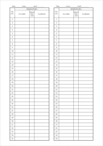 Condica prezenta A4, 50file, print f/v [1]