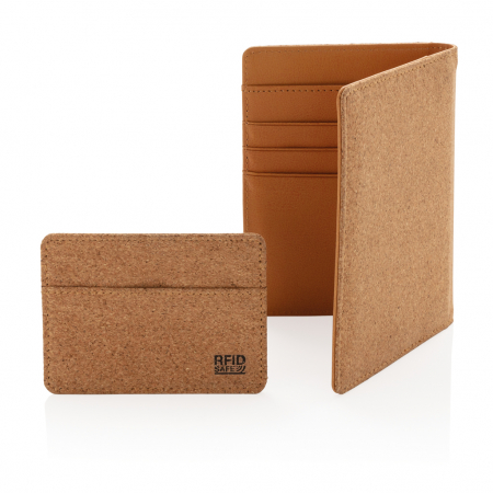 Portofel slim RFID din pluta naturala [10]