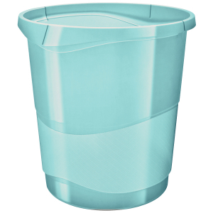 Tehnica si mobilier pentru birou - Cos hartii Esselte Colour'Ice, 14l, albastru
