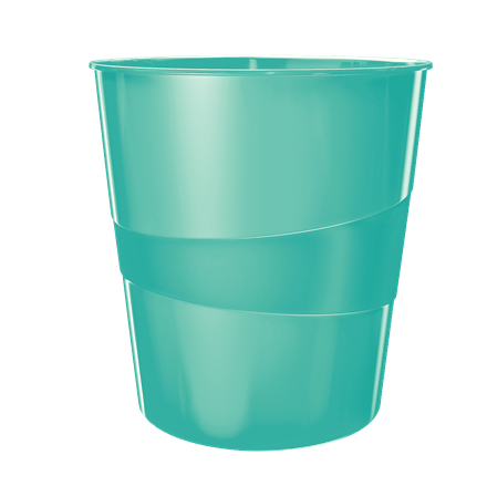 Cos hartii Leitz WOW 15l roz metalizat [0]