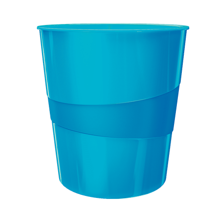 Cos hartii Leitz WOW 15l roz metalizat [0]