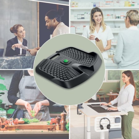 Covor anti-oboseală Leitz Ergo Active, ergonomic, cu zone masaj și minge detașabilă [4]