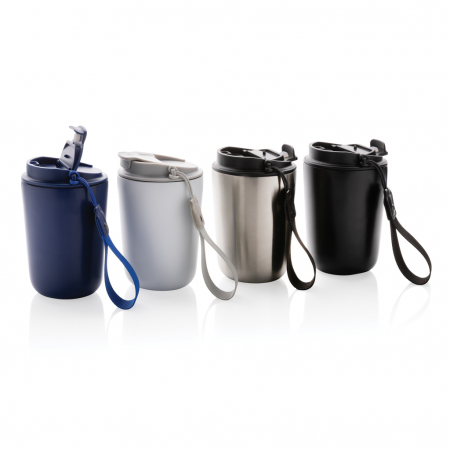 Pahar termos Cuppa inox reciclat RCS 380 ml cu snur [5]