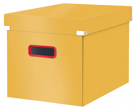 Cutie depozitare Leitz Cosy Click & Store, carton laminat, pliabila, cu capac si maner, 32x31x36 cm [0]