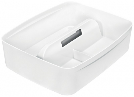 Cutie depozitare Leitz MyBox Organiser, cu maner, 30x10x37 cm, alb [10]