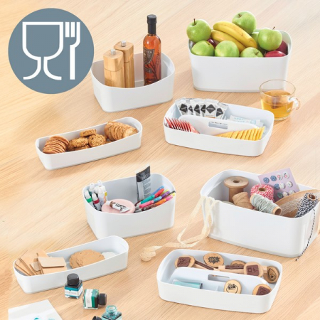 Cutie depozitare Leitz MyBox Organiser, cu maner, 30x5x18 cm, alb [4]