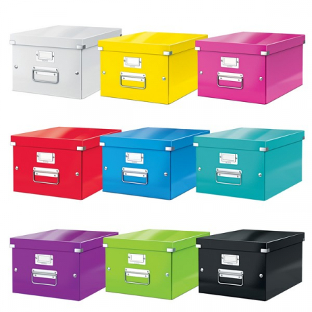 Cutie depozitare Leitz WOW Click&Store 281x200x370mm, albastru [3]