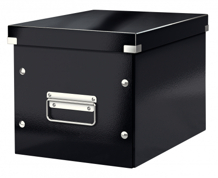 Cutie depozitare Leitz WOW Click&Store 260x240x260mm, negru [0]