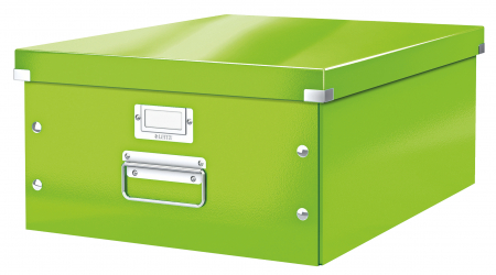 Arhivare si depozitare - Cutie depozitare Leitz WOW Click&Store 369x200x482mm, verde