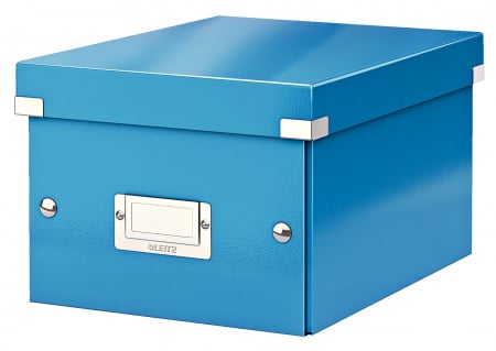 Cutie depozitare Leitz WOW Click&Store 220x160x282mm, albastru [0]