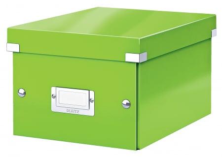 Arhivare si depozitare - Cutie depozitare Leitz WOW Click&Store 220x160x282mm, verde