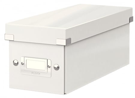Arhivare si depozitare - Cutie depozitare Leitz WOW Click&Store 143x136x352mm, alb