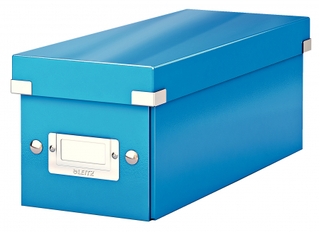Cutie depozitare Leitz WOW Click&Store 143x136x352mm, albastru [0]