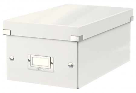 Arhivare si depozitare - Cutie depozitare Leitz WOW Click&Store 206x147x352mm, alb