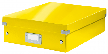 Cutie depozitare Leitz WOW Click&Store 281x100x370mm, galben [0]