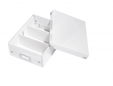 Cutie depozitare Leitz WOW Click&Store 220x100x282mm, alb [1]