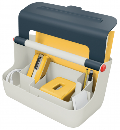 Cutie portabila cu organizator Leitz Cosy, PS, cu maner, 36x19x21 cm [3]