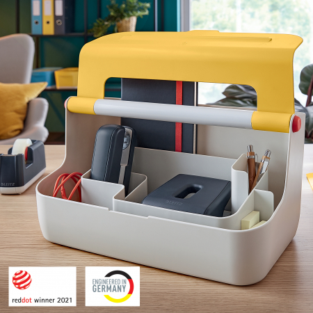 Cutie portabila cu organizator Leitz Cosy, PS, cu maner, 36x19x21 cm [1]