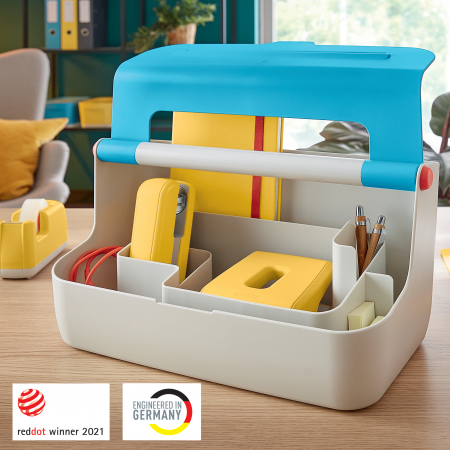 Cutie portabila cu organizator Leitz Cosy, PS, cu maner, 36x19x21 cm [1]