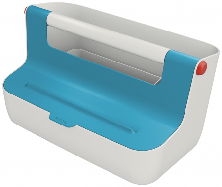 Accesorii mobilier - Cutie portabila cu organizator Leitz Cosy, PS, cu maner, 36x19x21 cm