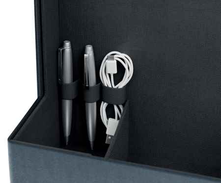 Cutie portabila cu organizator LEITZ material textil cu maner albastru [5]