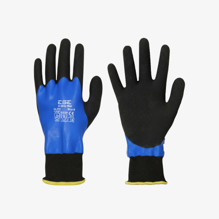 Protectia muncii si Imbracaminte - Manusi protectie cauciuc natural cu palma aderenta
