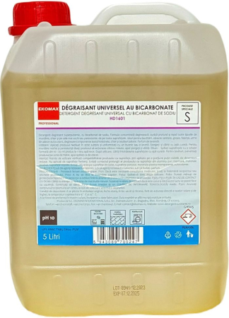 Unitate Protejata - PRODUCTIE - Degresant universal Ekomax cu bicarbonat de sodiu 5L