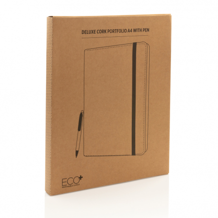 Mapa A4 deluxe din pluta naturala cu agenda si pix – eco si personalizabila [14]