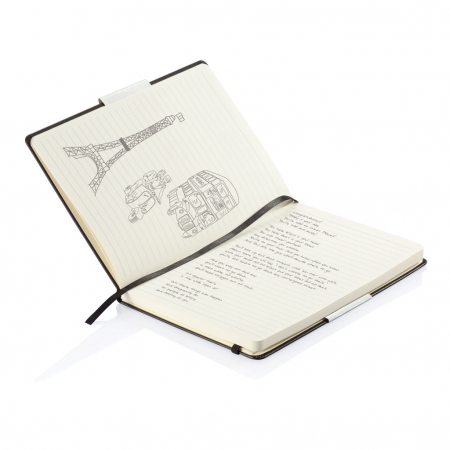 Agenda A5 Deluxe coperta tare – dictando crem, 160 pagini, personalizabila [5]