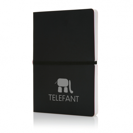 Agenda A5 Deluxe cu coperta flexibila PU – 192 pagini albe [6]