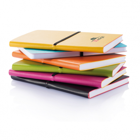 Agenda A5 Deluxe cu coperta flexibila PU – 192 pagini albe [7]
