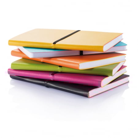 Agenda A5 Deluxe cu coperta flexibila PU – 192 pagini albe [8]