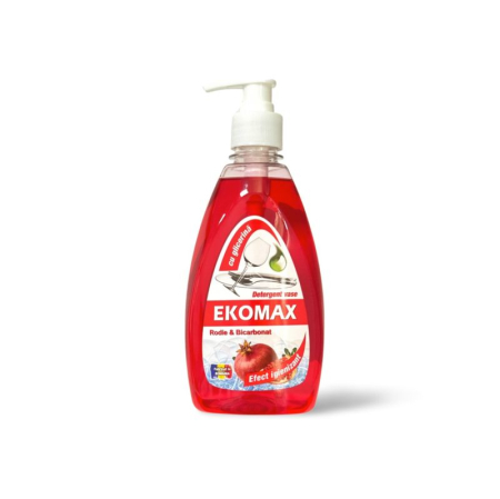 Unitate Protejata - PRODUCTIE - Detergent vase Ekomax Ultradish Rodie & Bicarbonat cu pompita 500ml